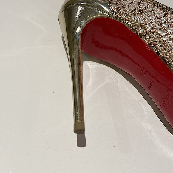 Christian Louboutin Follies Lace 100 Dent Chain/Nappa Lam/Spec Version Multi - Picture 9 of 14